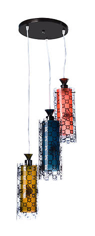 ЛЮСТРА ПІДВІСНА НА 3 ПЛАФОНА (для вітальні) 8248/3, фото 1