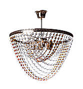 Люстра кришталева підвісна, світильник підвісний Sunlight на 6 ламп 0981/6 E