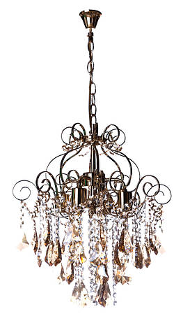 Люстра кришталева підвісна, світильник підвісний Sunlight на 4 лампи 0779/4 E, фото 1