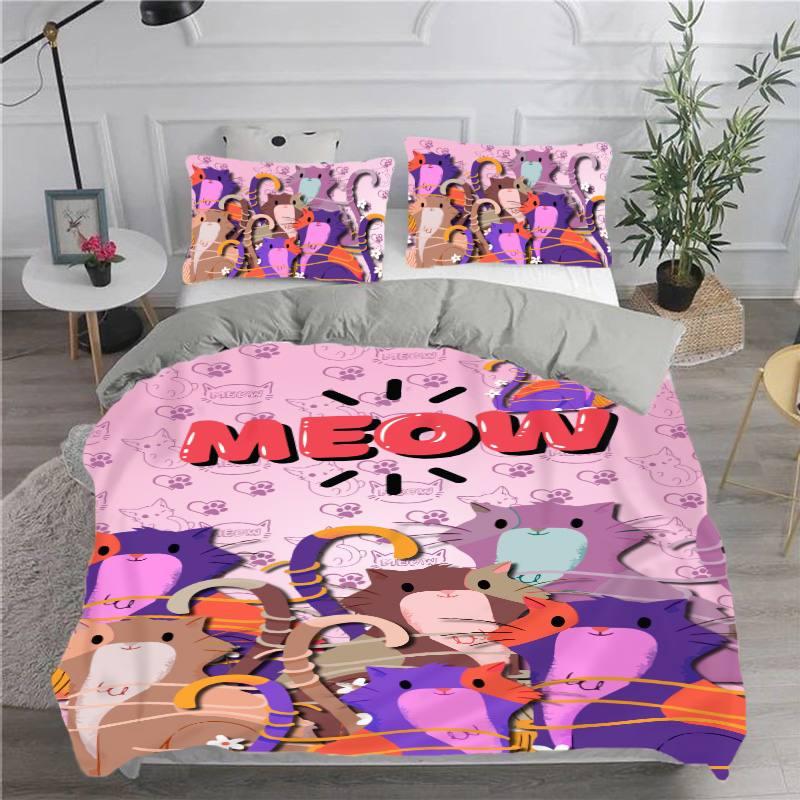 Постільна білизна з плюш-велюру Котики MEOW 2978 13504 215×150 см uio