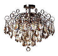 Люстра кришталева підвісна, світильник підвісний Sunlight на 6 ламп 0782/6 E