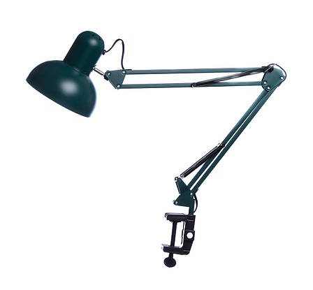 Офісна настільна лама, світильник учнівський на струбціні Sunlight зелений 800В, фото 2