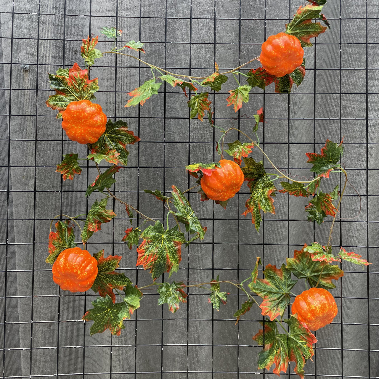 Штучна ліана клен осінь із гарбузом 2.8 м., фото 1