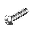 ISO7380-1 М8х16 нержавіюча сталь гвинт повна різьба крок 1,25 (25шт.) [N5I20000N5I2801600] напівкругла HX5 Metalvis