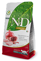 Сухий корм для котів Farmina N&D Grain Free Prime 1,5кг курка та гранат