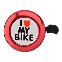 Дзвінок "I love my bike" Червоний ORG