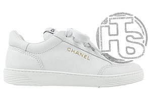 Жіночі кросівки Chanel Calfskin Womens CC Logo Sneakers G45086