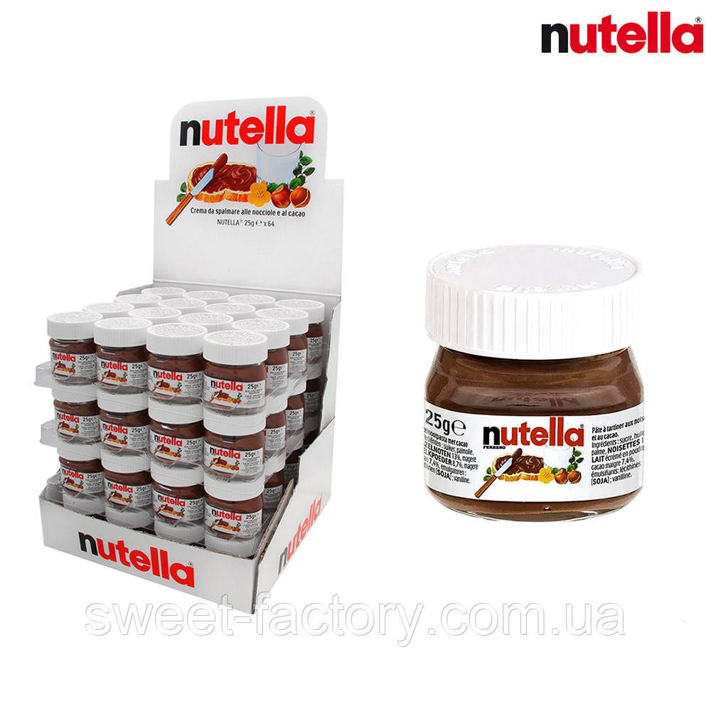 Шоколадна паста Ferrero Nutella Mini 64s 1600g, фото 1