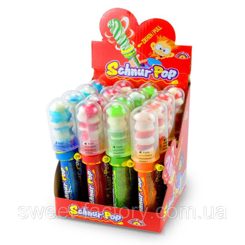 Льодяник Іграшка Schnur Pop Lolli String Pop 23g
