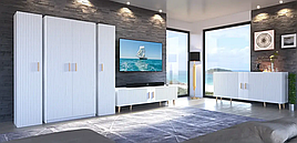 Вітальня (комплект) з ЛДСП і МДФ Verona 5 Artos Design Польща