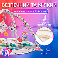 Розвиваючий килимок для дітей (немовлят) з дугами A1 (BabyMat-1M), фото 4