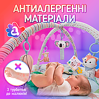 Розвиваючий килимок для дітей (немовлят) з дугами A1 (BabyMat-1M), фото 5