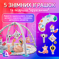 Розвиваючий килимок для дітей (немовлят) з дугами A1 (BabyMat-1M), фото 3