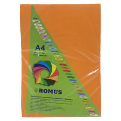 Папір Romus A4 80 г/м2 100sh Tangerine R51406 smart