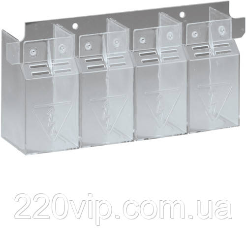 Кришка для захисту контактів для вимикачів HA/HI 250А, 4п, Hager HZC204, Хагер рубильник, фото 1