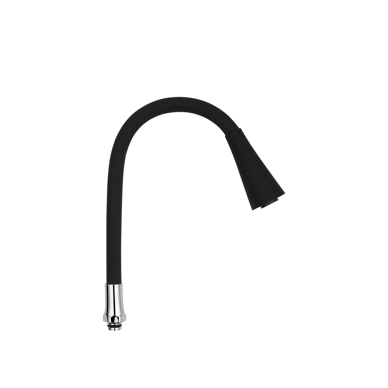 Вилив для змішувача гнучкий Kroner KRM - C8031BLK, фото 1