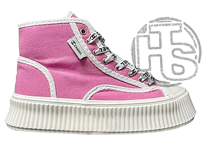 Жіночі кросівки Chanel Sneakers Platform Pink White ALL10772