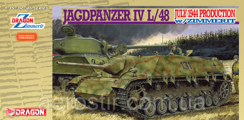Jagdpanzer IVL/48 July1944 Production w/Zimmerit 1/35 DRAGON 6369