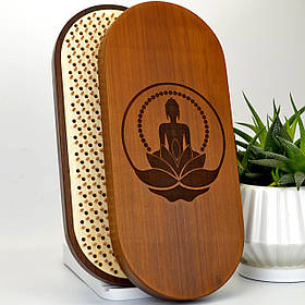 Дошки Садху з термо ясену з мідними цвяхами , натуральне дерево, для новачків, для початківців з кроком 10 мм Медитація