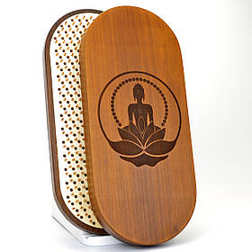 Дошки Садху з термо ясену з мідними цвяхами , натуральне дерево, для новачків, для початківців з кроком 10 мм Медитація