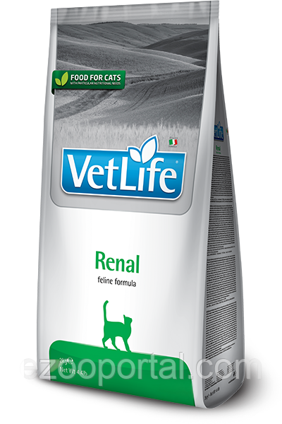 Сухий лікувальний корм для котів Farmina Vet Life Renal 2кг для підтримки функції нирок