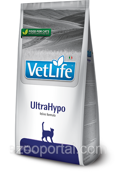 Сухий лікувальний корм для котів Farmina Vet Life UltraHypo 2кг при харчовій алергії