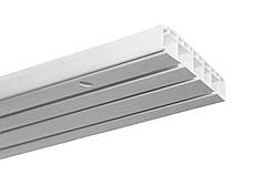 Карниз стельовий пластиковий набірний потрійний GK3 120 см