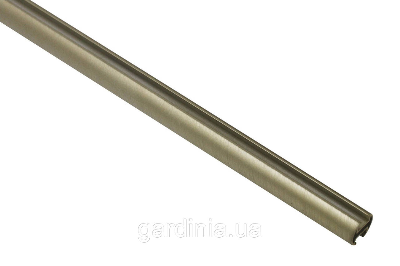 Карниз для штор штанга з внутрішньою доріжкою Gardinia Kira Ø19, шампань 160 см