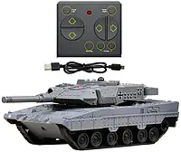 Радіокерований танк 777-584 L13 Leopard 2A5, пульт, акумулятор, світлові та звукові ефекти, у коробці