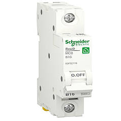 Автоматичний вимикач Resi9 1P 16A B 6kA Schneider Electric R9F02116