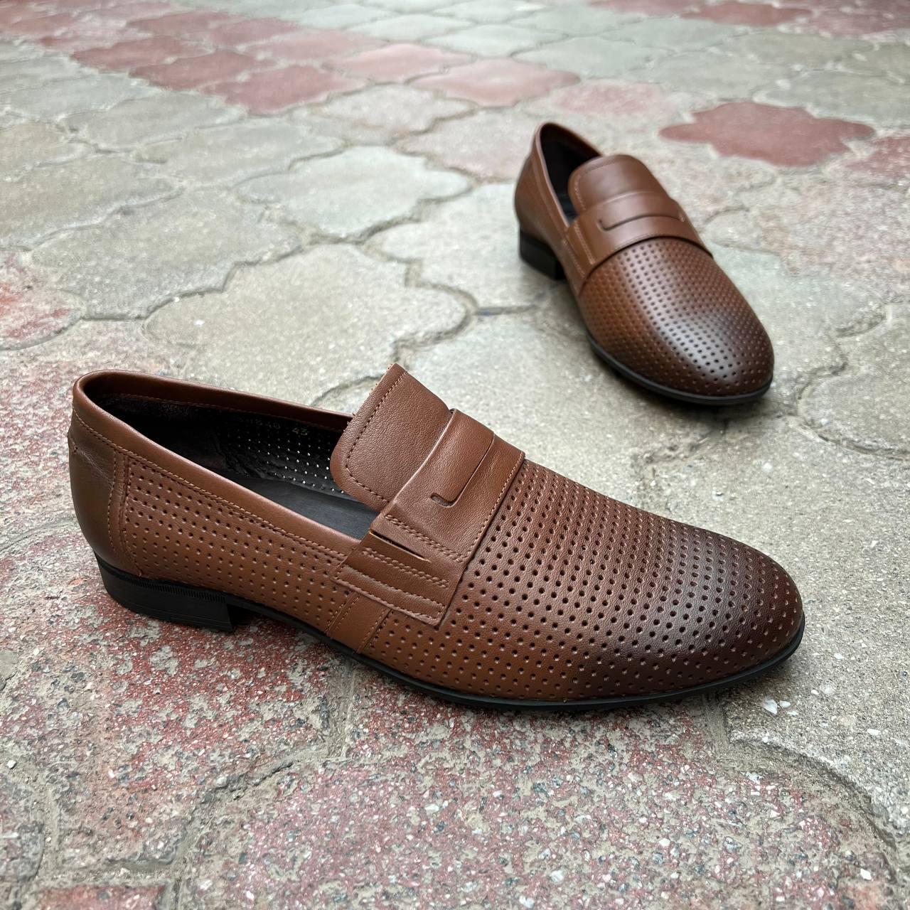 Коричневі класичні туфлі 41, 43, 44 розмір, фото 1