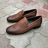 Коричневі класичні туфлі 41, 43, 44 розмір, фото 5