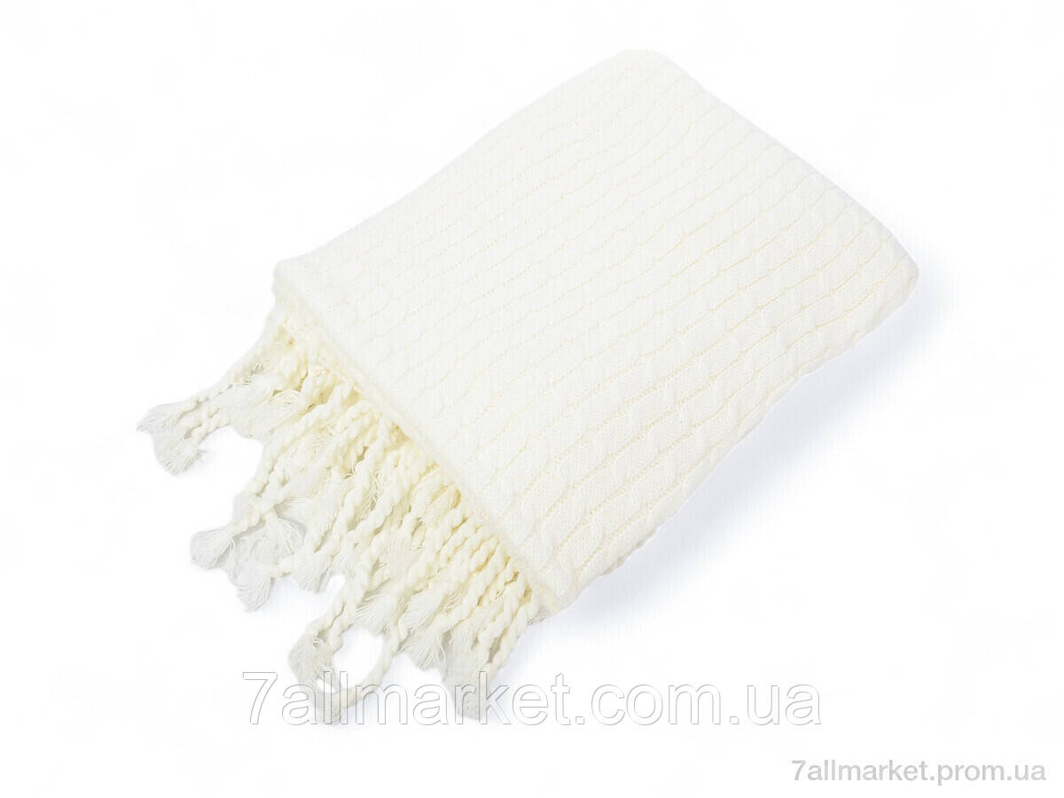 Плед весна/осінь Softitex 001-3 (03673) 127x152 white (1 шт. р.сітка One size) "Obuvok" недорого гуртом від