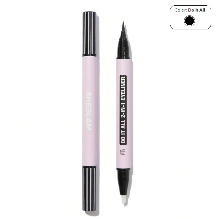 Підводка гелева для очей Sheglam DO IT ALL 2 в 1 (Black)
