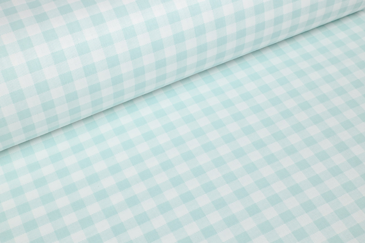 Ранфорс 240 см Клітинка мʼятна