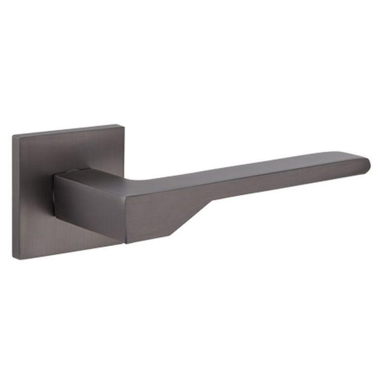 Ручки дверні роздільні Sempra H-30116-A-GRF графіт, фото 1