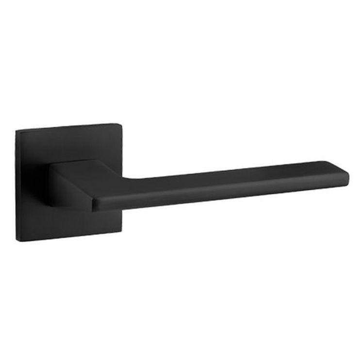 Ручки дверні роздільні Sempra H-30134-A-BLM чорний матовий, фото 1