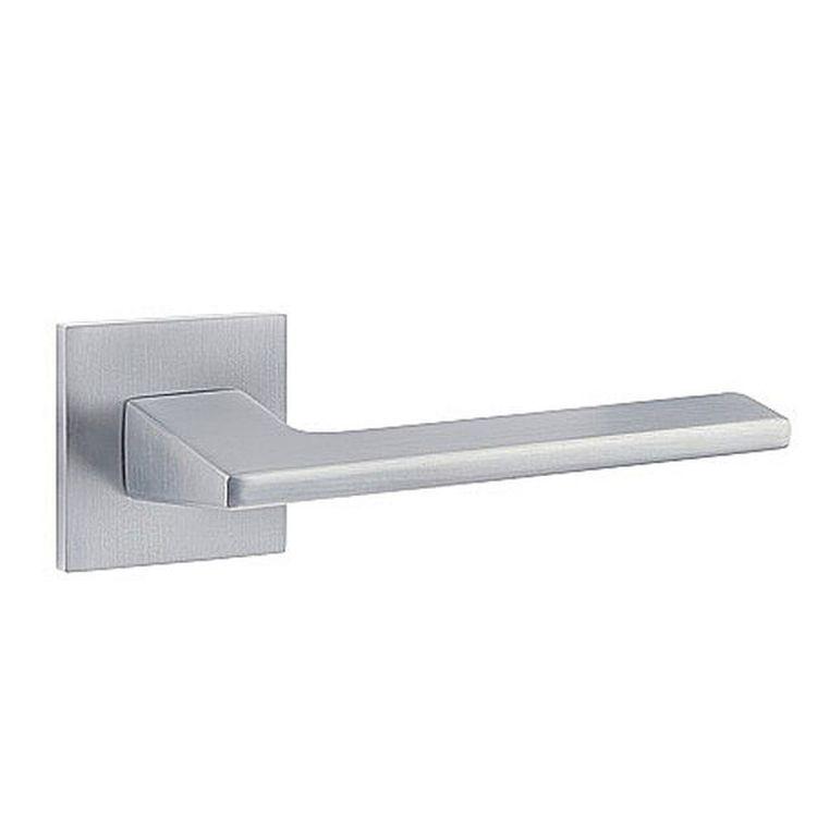 Ручки дверні роздільні Sempra H-30134-A-CRS сатиновий хром, фото 1