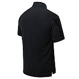 Тактичне поло CoolPass Black Velcro чорне - WinTac, фото 2