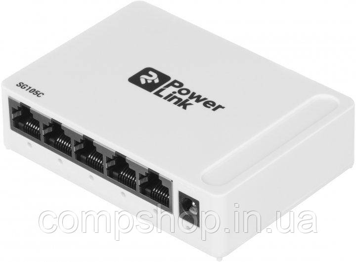 Комутатор 2E PowerLink SG105C 5xGE (код 130223), фото 1