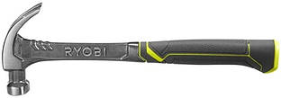 Ryobi Молоток столярний RHHSCC450 450г магнітний утримувач руків'я скловолокно Baumar - Порадуй Себе