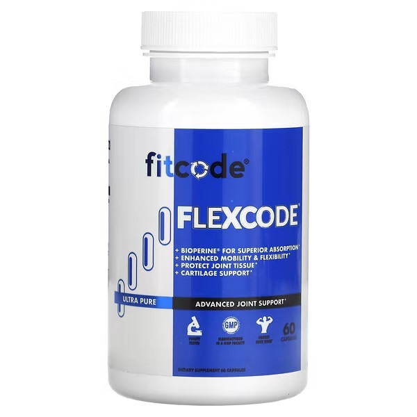 Комплекс для суглобів FlexCode 60 капс зміцнення відновлення суглобів Fitcode USA