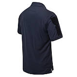 Тактичне поло CoolPass Police Velcro Dark blue темно-синє - WinTac, фото 5