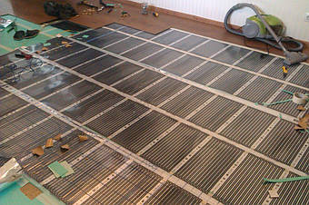 ДЕМОНТАЖ И МОНТАЖ ЛАМИНАТА  ПОД ИНФРАКРАСНУЮ ПЛЕНКУ.