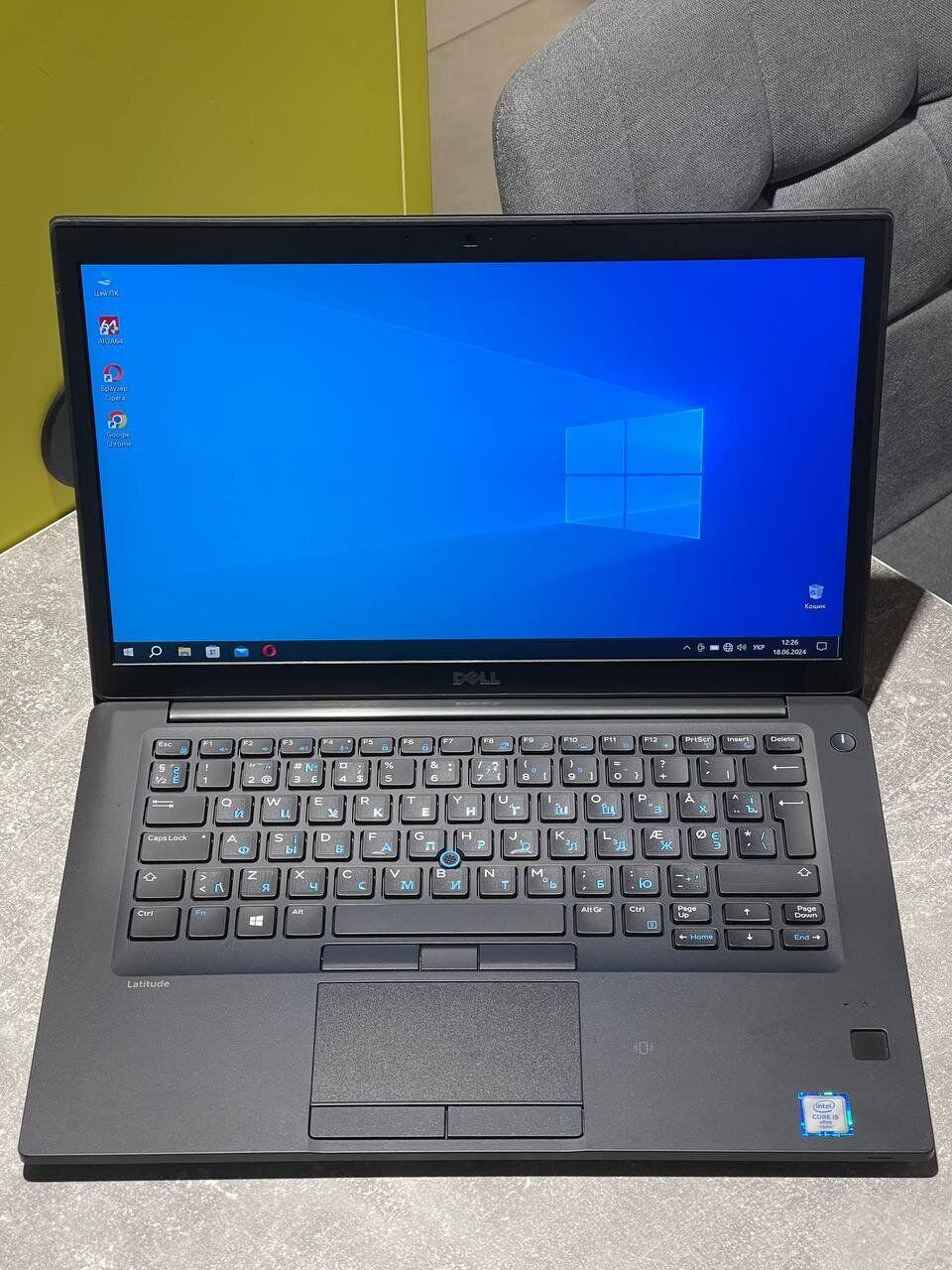 Б/в Ультрабук Dell Latitude 7480 14" 1920x1080| Core i5-6200U| 8 GB RAM| 240 GB SSD| HD 520