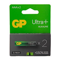 Батарейка GP ULTRA PLUS ALKALINE 1.5V 24AUP21-SB2 лужна, LR03 AUP, AAA