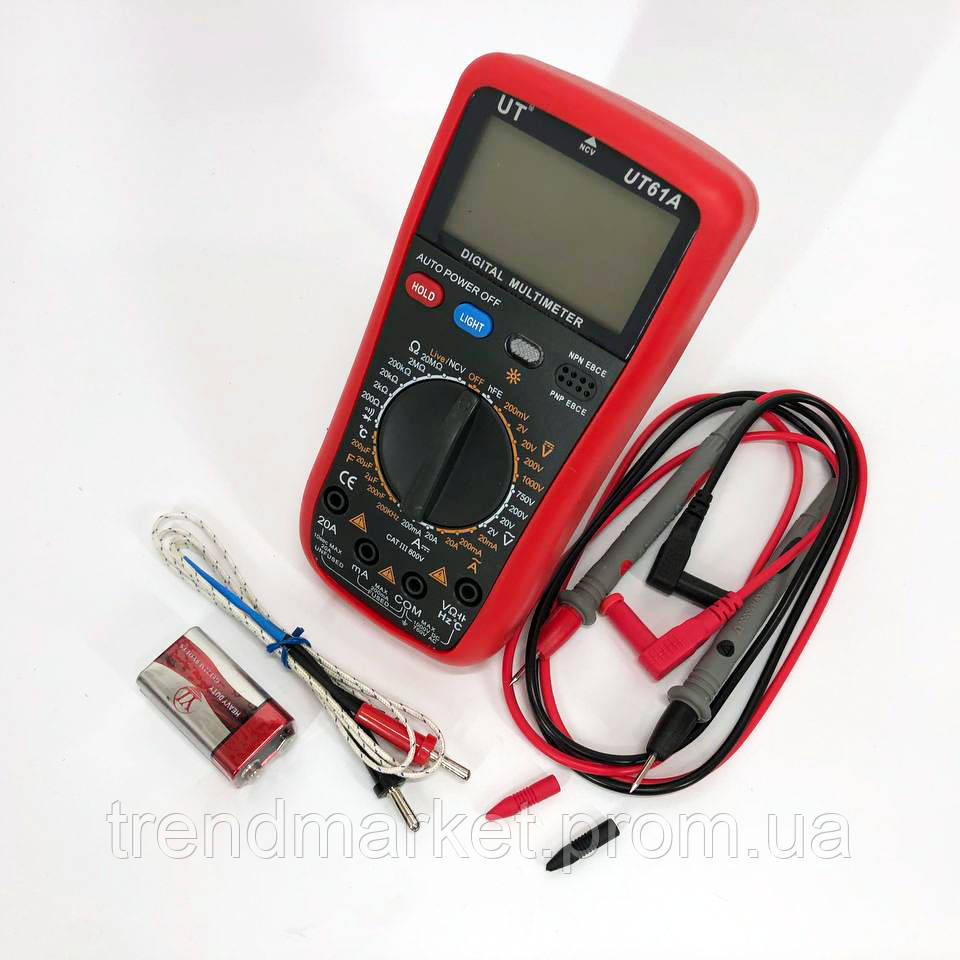 Электронный мультиметр Digital UT61A | Тестер напряжения цифровой ...