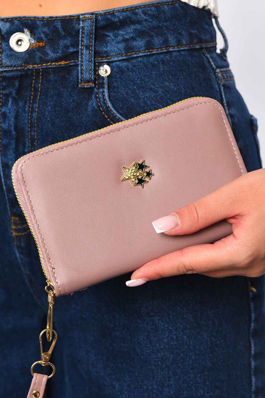 Гаманець жіночий з екошкіри бузкового кольору 182673P, фото 1