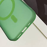 Чохол TPU+PC Lily with MagSafe для Apple iPhone 15 (6.1") Army Green, фото 9