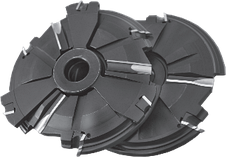 Фрези для виготовлення дверної обв'язки, фільонки і шипа дверей